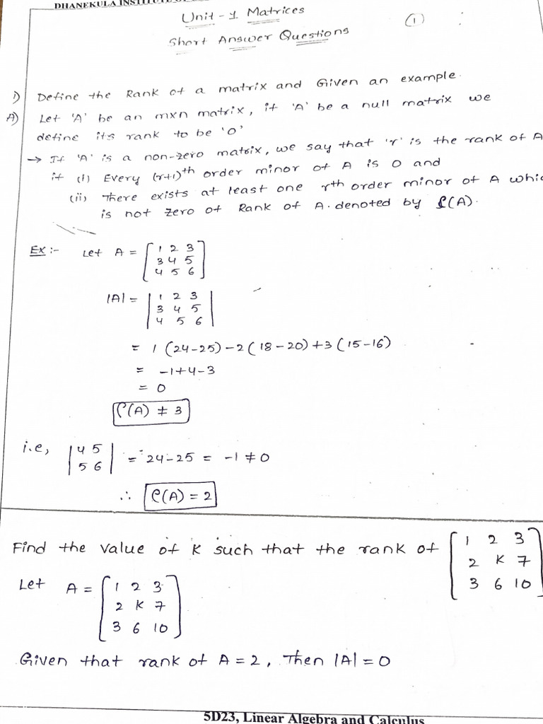 Maths 2 Mark's 4 Unit | PDF