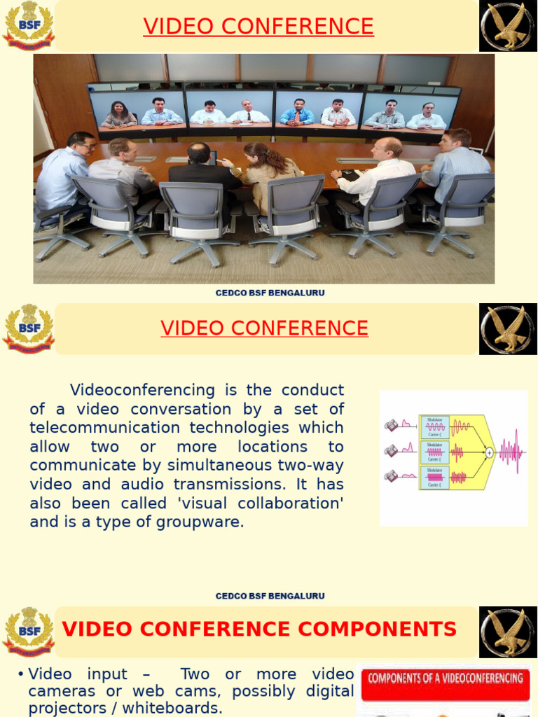 Video Conferencing: Types & Components | PDF | Videotelephony | Video