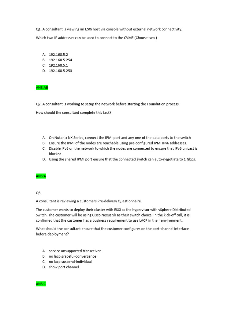 Nutanix Cluster Deployment Consultant Guide | PDF | Computer Cluster ...