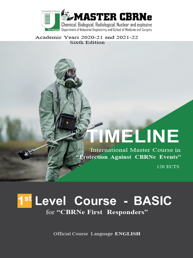 CBRNe Master Course Overview 2020-22 | PDF | Cbrn Defense | Chemical ...