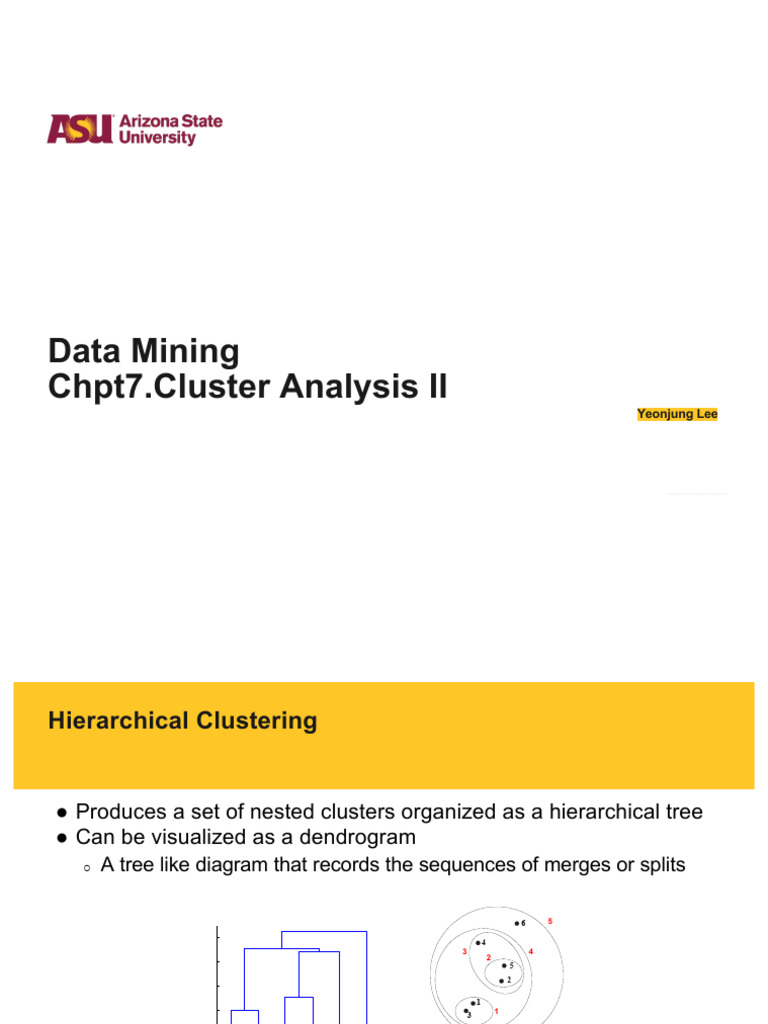 Hierarchical Clustering Techniques Explained | PDF | Cluster Analysis ...