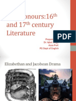 Elizabethan and Jacobean Drama