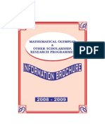 Download Mathematical Olympiad 2008-09 by meatulin09 SN97531180 doc pdf
