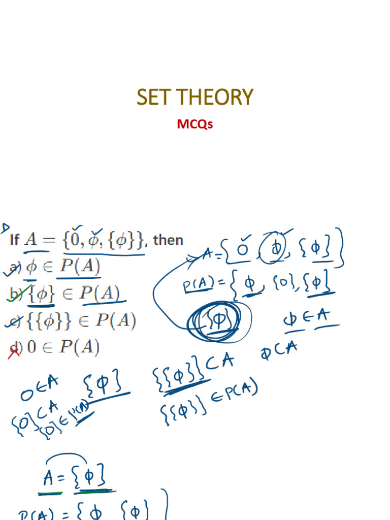 Set Theory | PDF