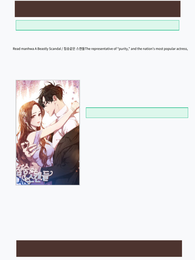 A Beastly Scanda A Beastly Scandal Chapter 80 Manga Series