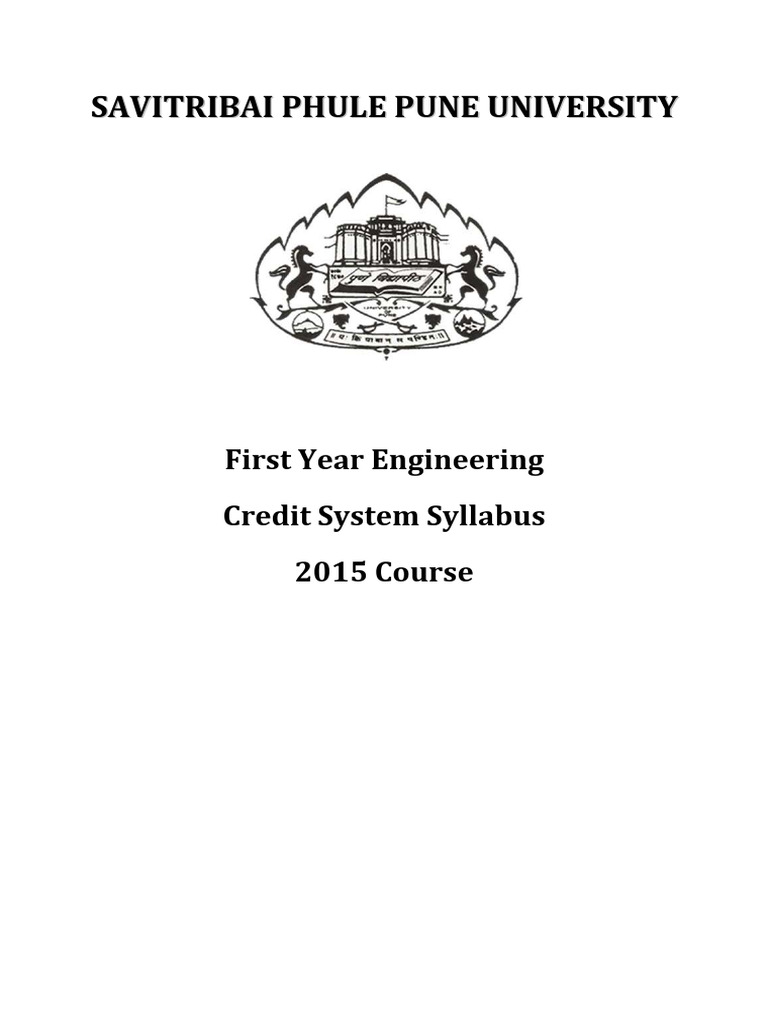 First Year Engineering Syllabus 2015 | PDF | Engineering | Science