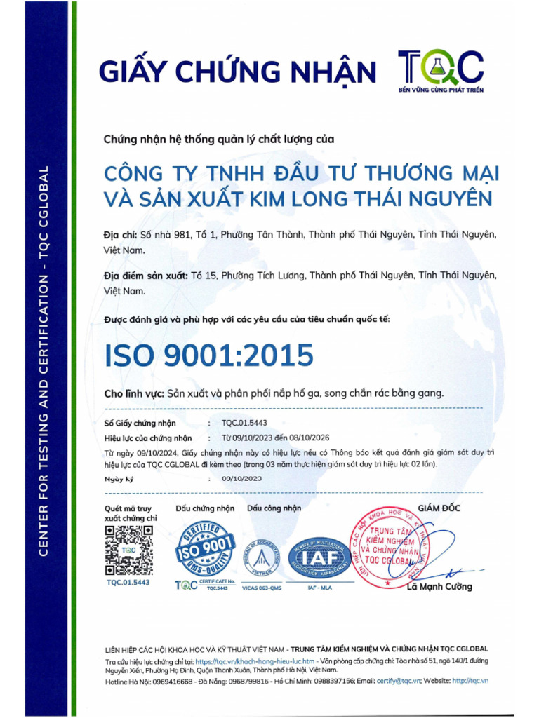 CNHC Kim Long TN | PDF