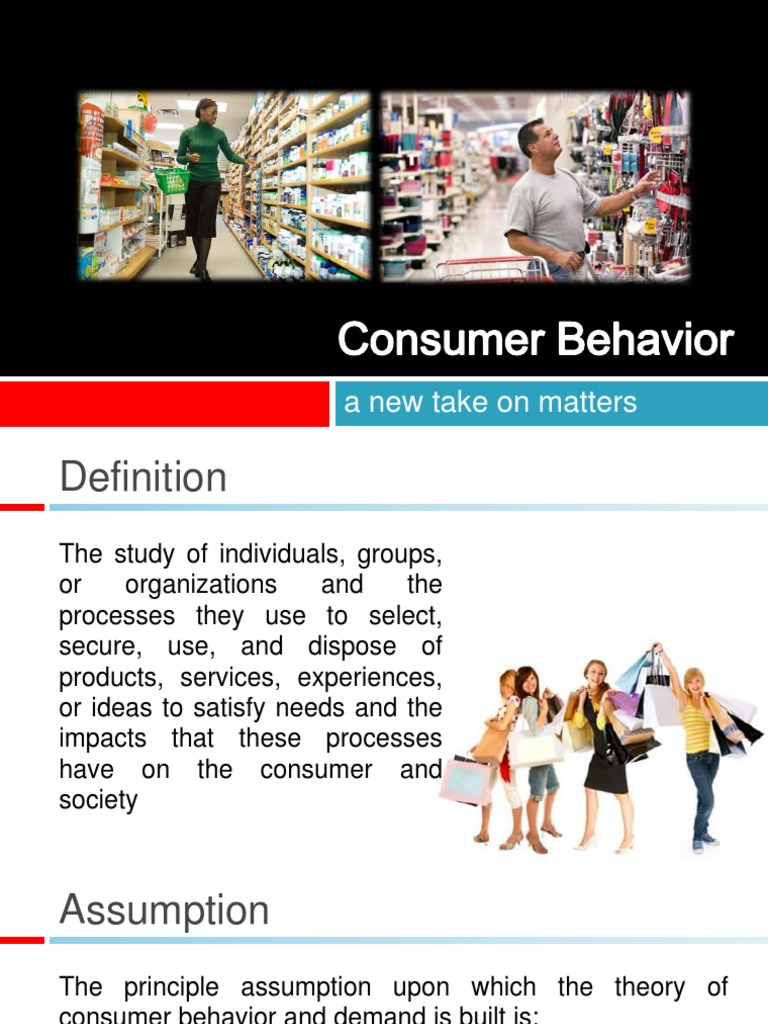 MKT 337 - Lecture 4 Additional - Consumer Behavior | PDF | Consumer ...