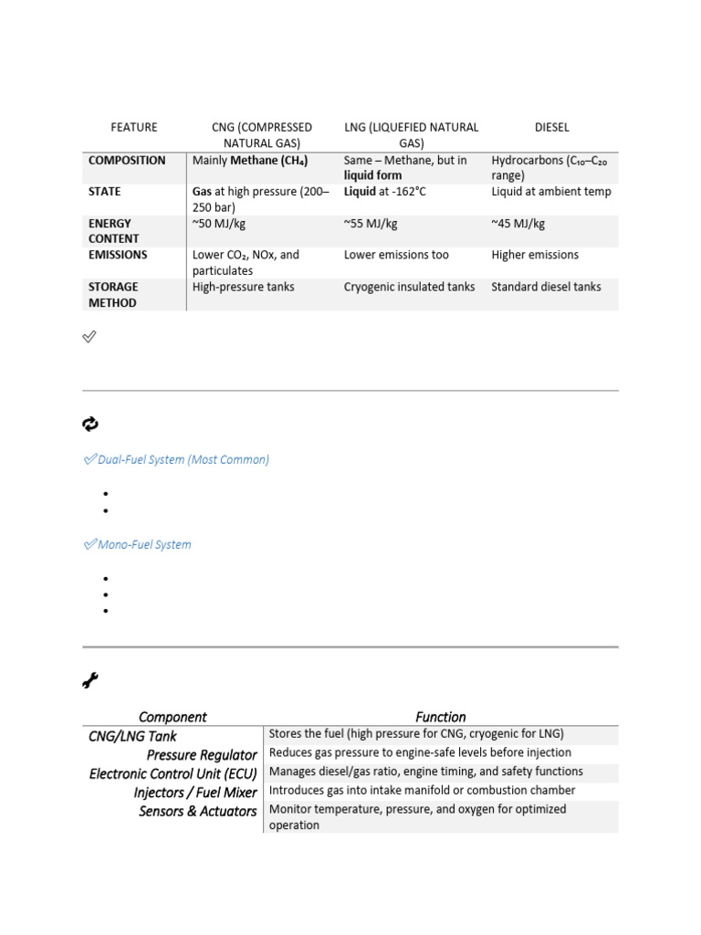 CNG vs LNG: Benefits and Installation Guide | PDF | Natural Gas ...