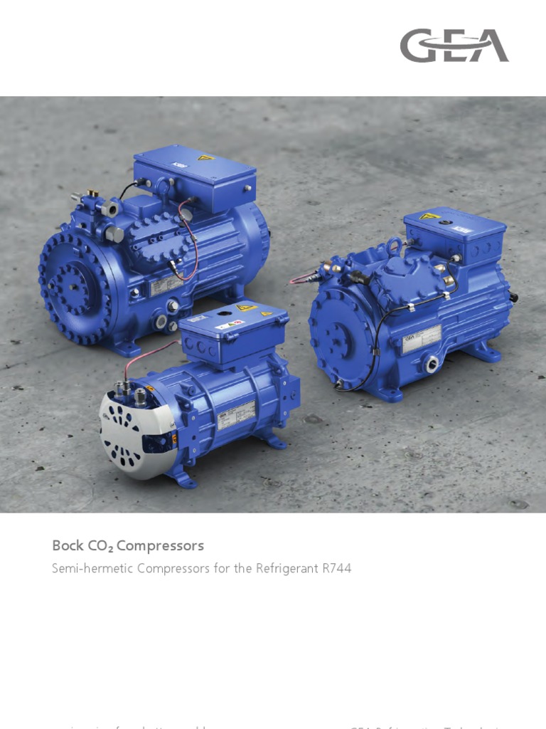 96219 Bock CO2 Compressor Gb Carbon Dioxide Refrigeration