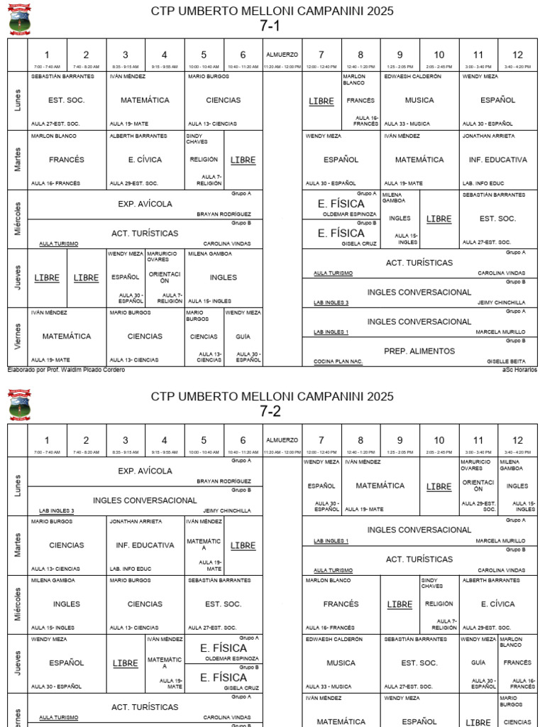Secciones 2025 | PDF | Idiomas del Reino Unido
