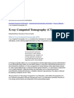 X-Ray Computed Tomography (CT)