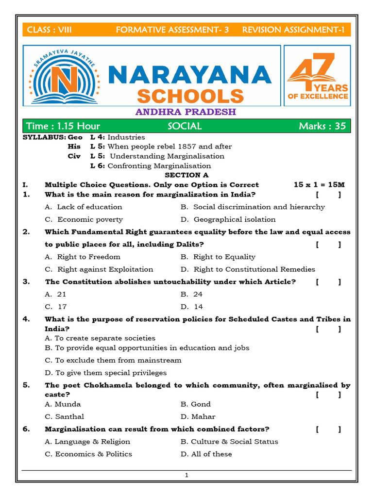AP SSC Viii Fa-3 Social - Revision Assignment-1 - 20260102 - 182454 ...