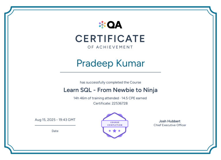 SQL Pradeep | PDF