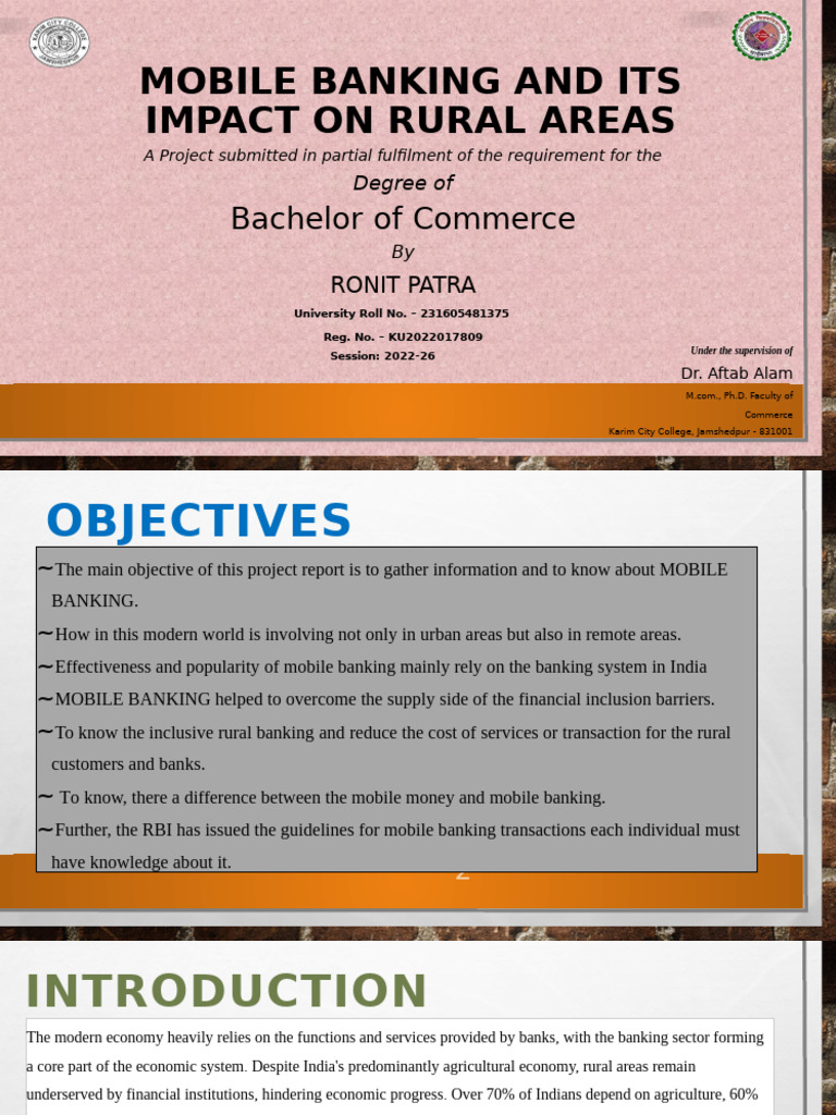 Mobile Banking's Impact on Rural India | PDF | Banks | Financial Inclusion