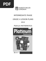 E Platinum Mathematics Grade 4 Learner | PDF | Shape | Numbers