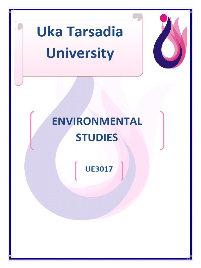 env. studies syllabus - UTU - UE3017 | PDF | Pollution | Natural ...