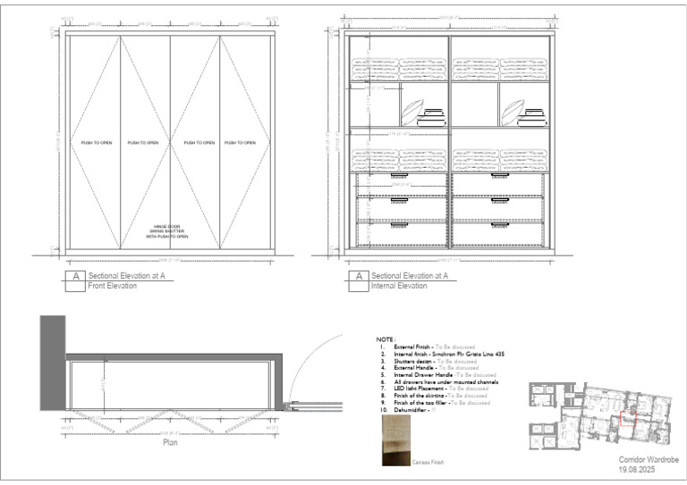 Detailed Interior Design Plan | PDF