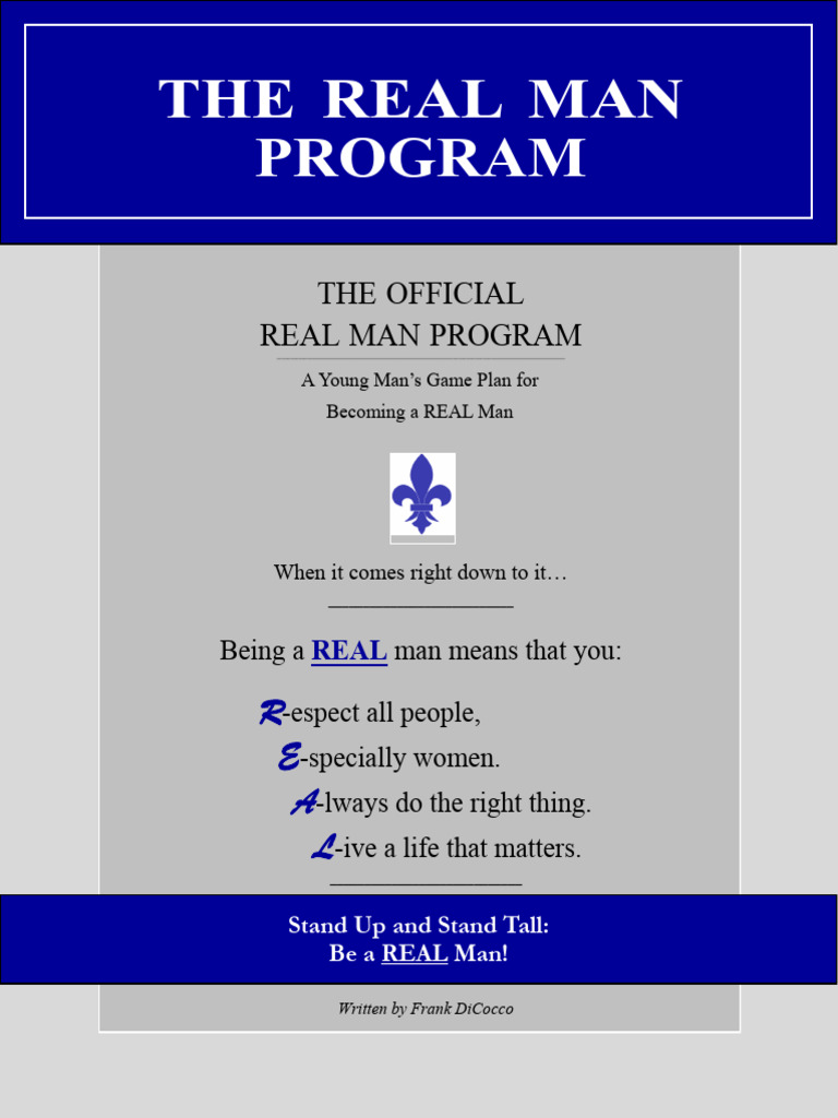 REAL Man Program Curriculum Overview | PDF