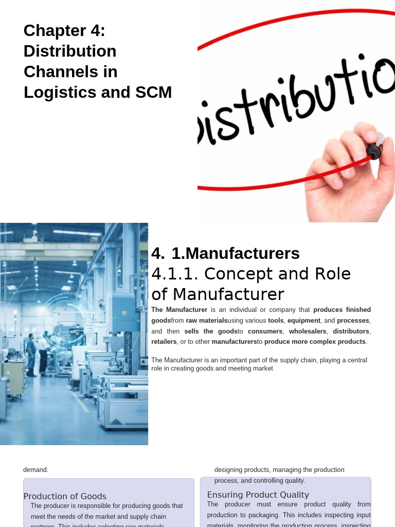 Logistics Distribution Channels Explained | PDF | Warehouse | Retail