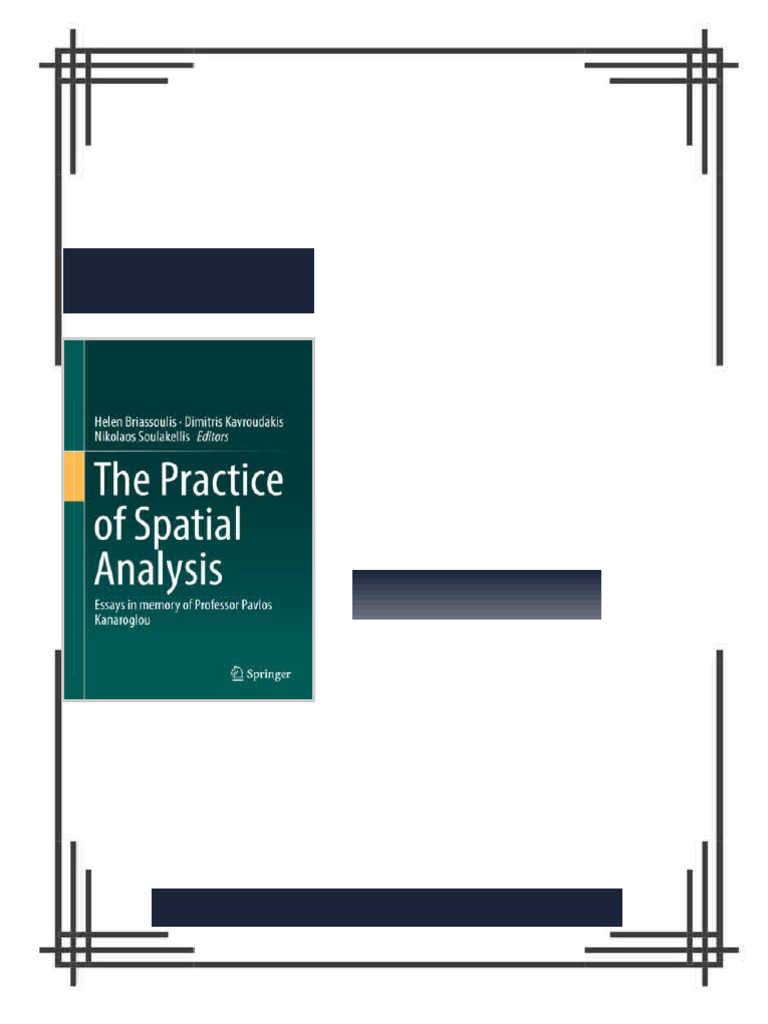 The Practice of Spatial Analysis Helen Briassoulis Complete Ebook ...