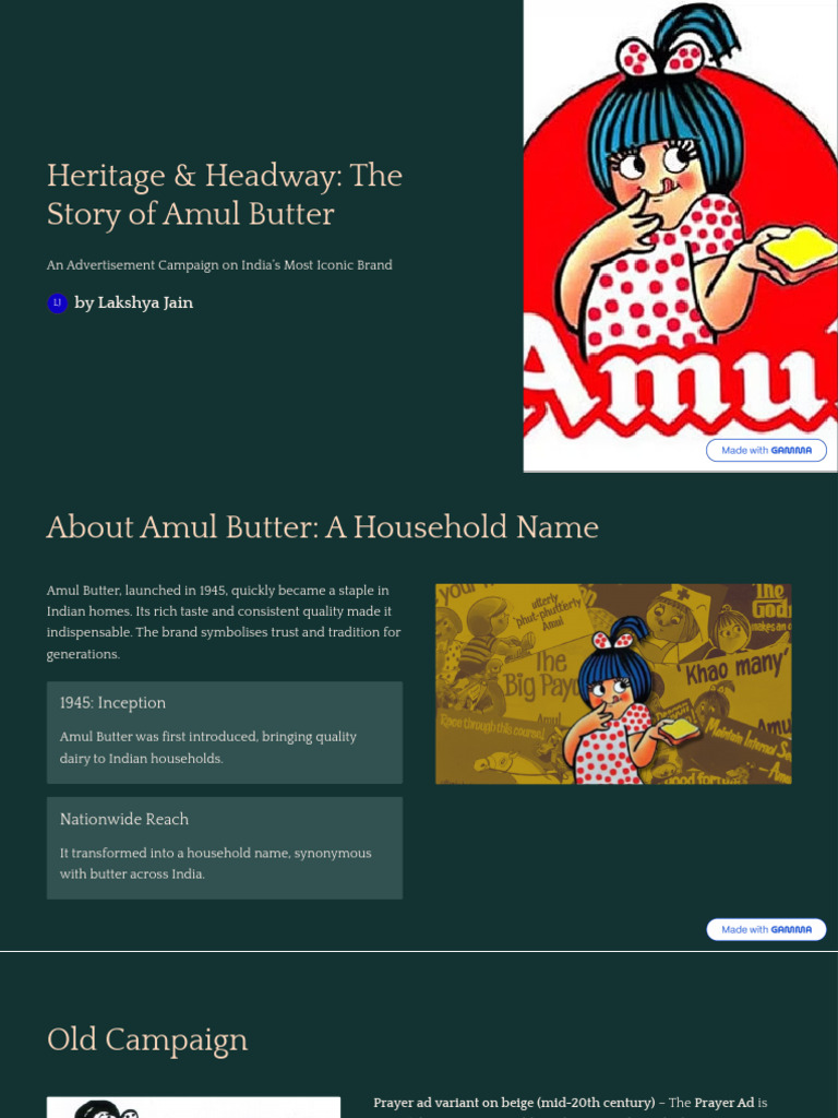 Amul Butter: Empowering Women in Ads | PDF | Brand | Advertising