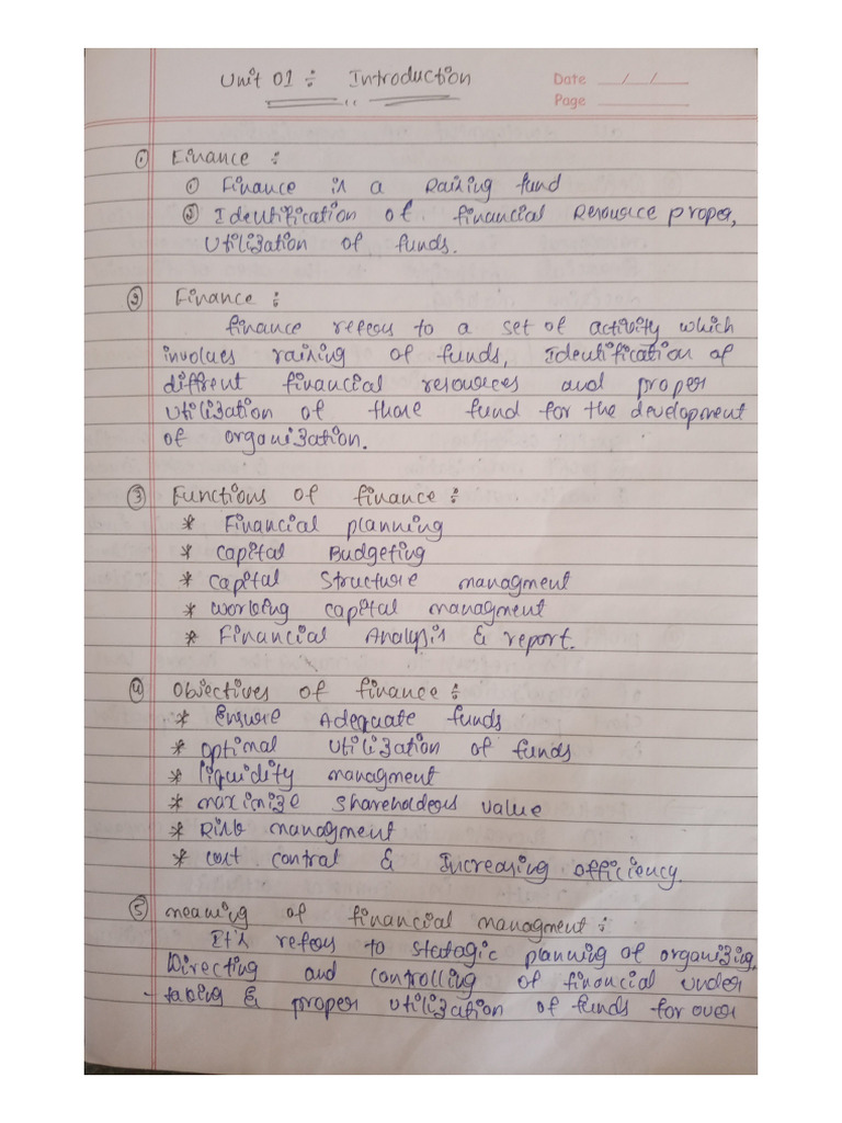 FM Notes | PDF