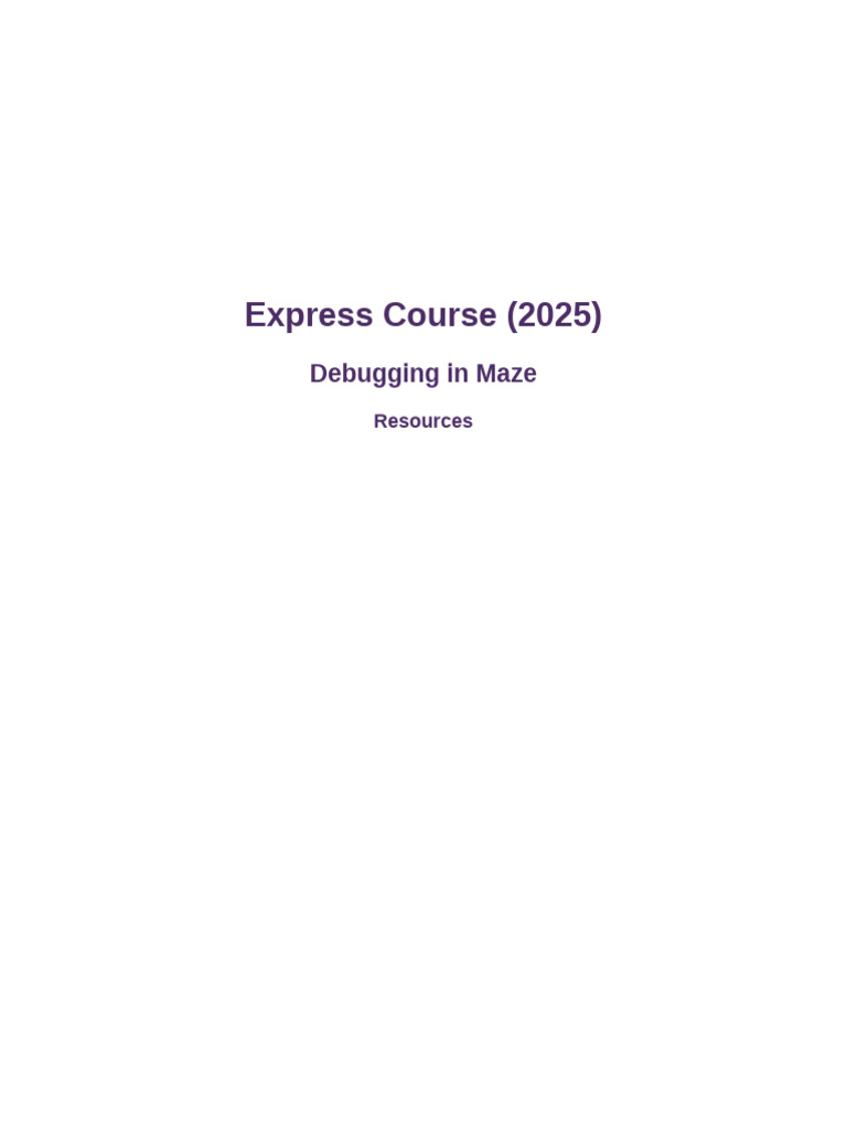 Computer Science Express Course Guide | PDF | Learning | Computer ...