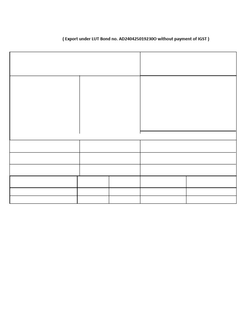 SPP ExportInvoice SPR 502415 | PDF