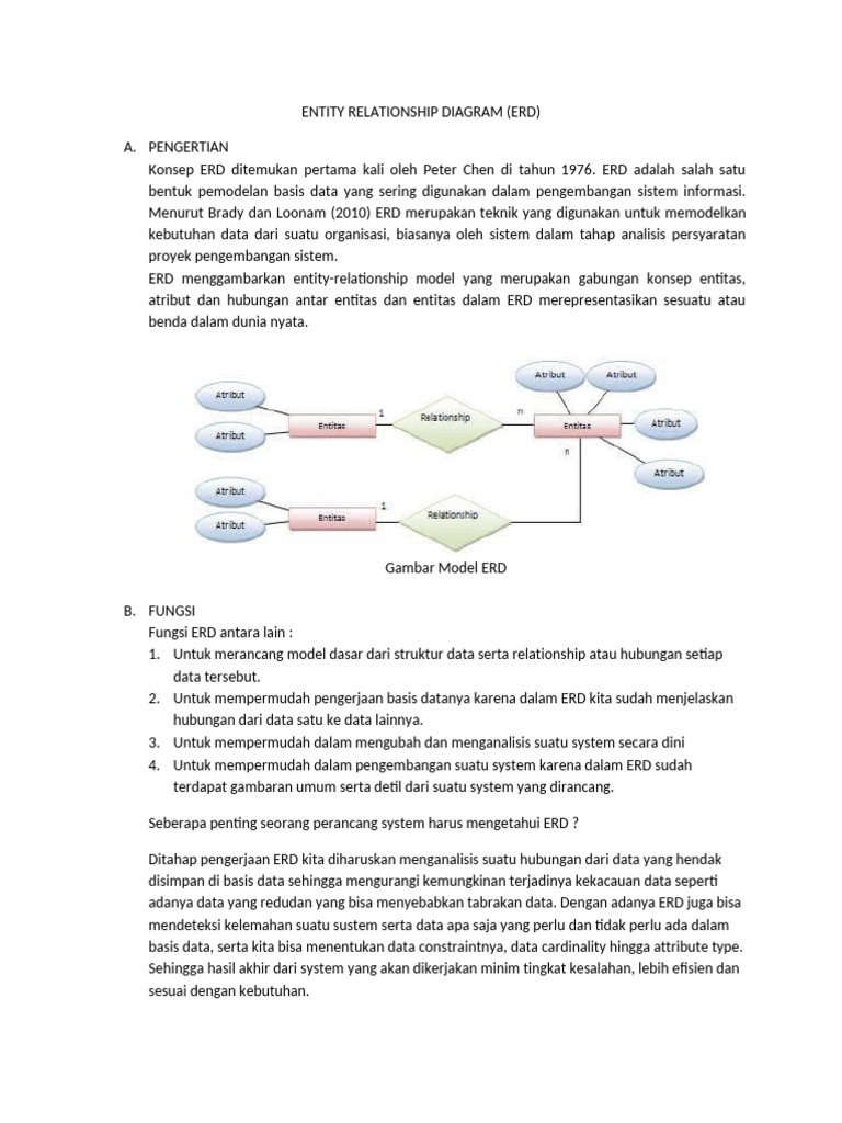 Entity Relationship Diagram | PDF