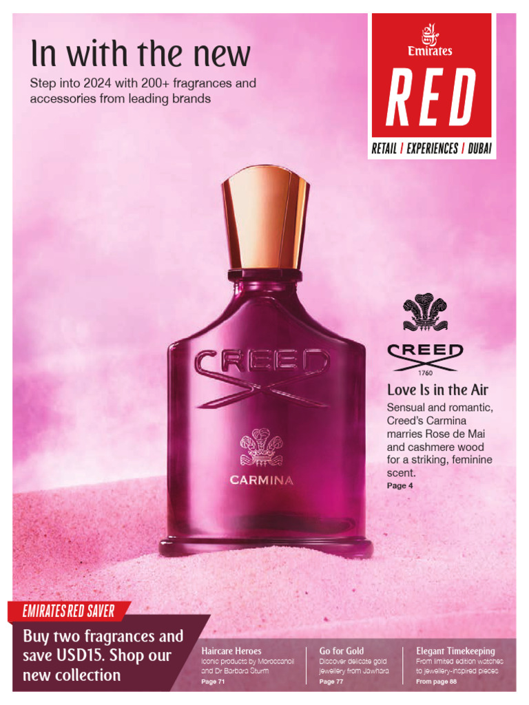 Emirates Inflight Fragrance Collection | PDF | Perfume | Emirates (Airline)