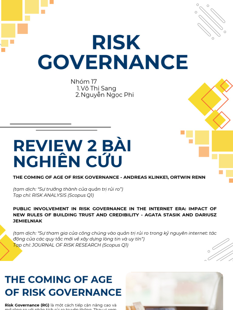 Risk Governance | PDF