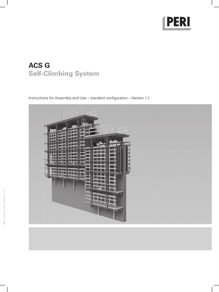 ACS G Self-Climbing System Assembly Guide | PDF | Safety | Personal ...