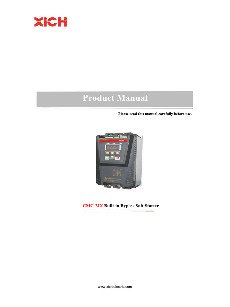 CMC MX Soft Starter User Manual en - v1 0 | PDF | Parameter (Computer ...