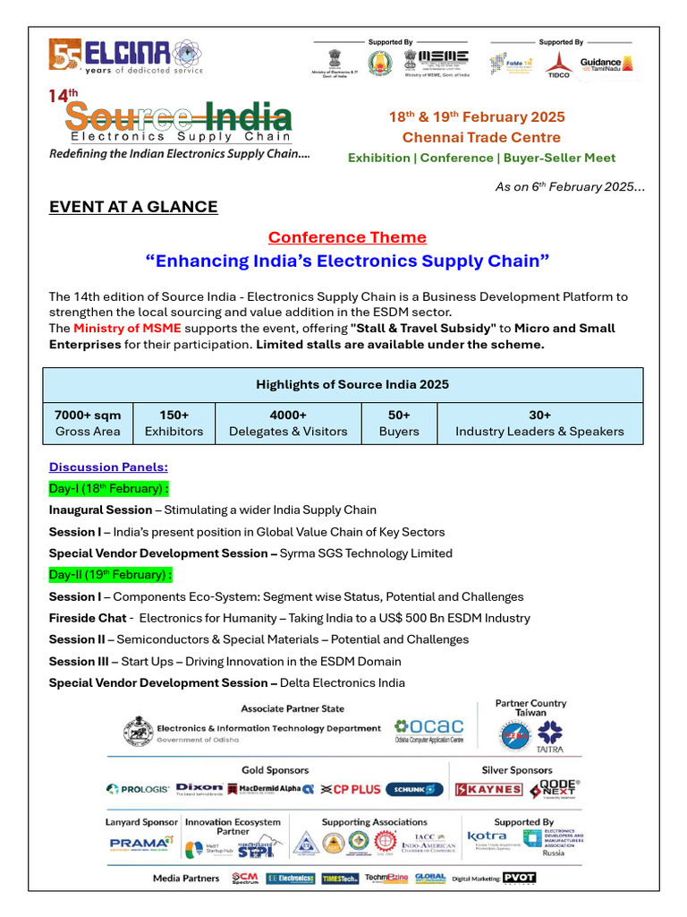 Source India 2025: Electronics Expo & Conference | PDF ...