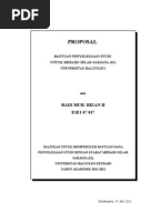 Contoh Proposal Bantuan Dana