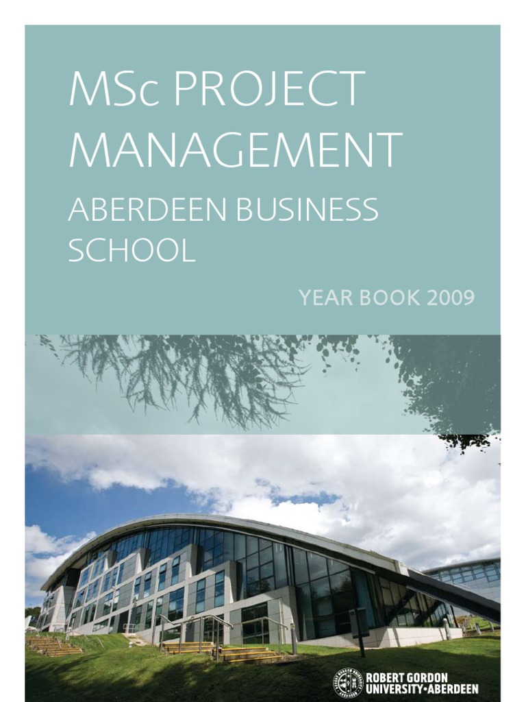 MSC Project Management - Year Book - 2009 | PDF | Project Management ...