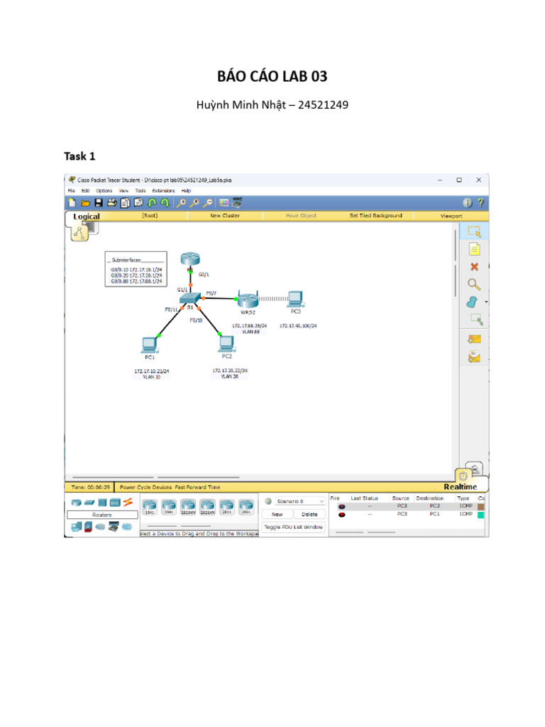 HuynhMinhNhat Lab5 | PDF | Ip Address | Computer Architecture