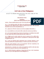 Republic Act No. 386 - The New Civil Code of The Philippines - Full Text