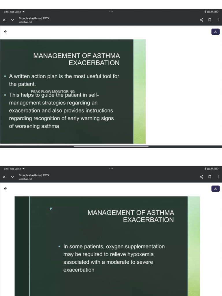Bronchial Ashthma | PDF