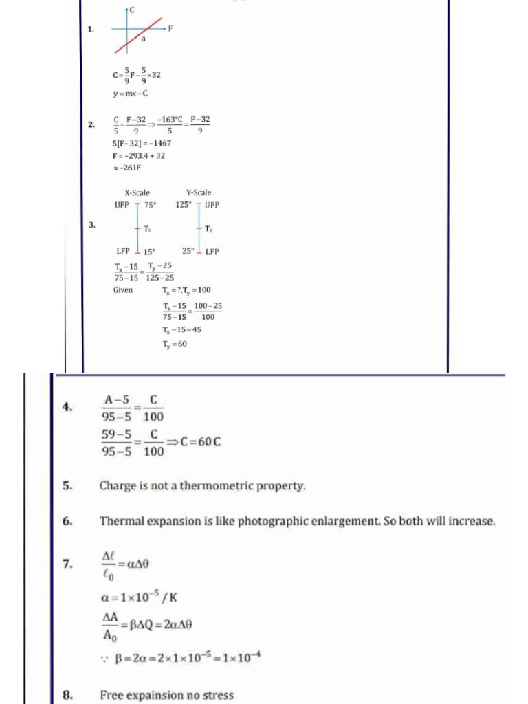 NEET - Thermal Exam (Solution) | PDF