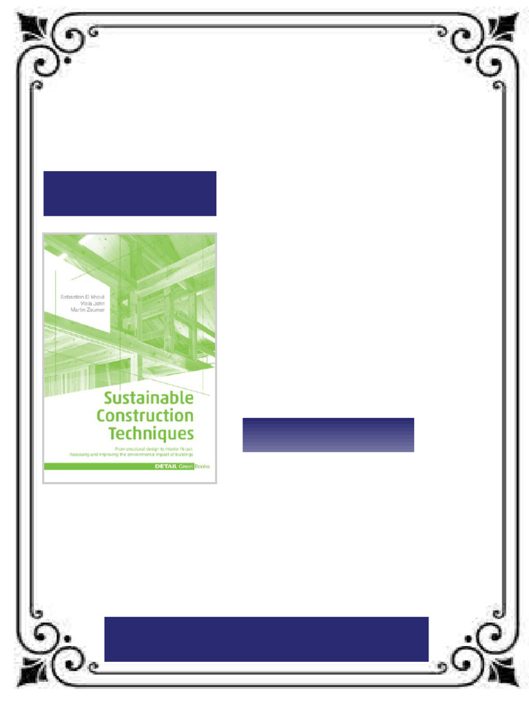 Sustainable Contruction Techniques From Structural Design To Interior ...