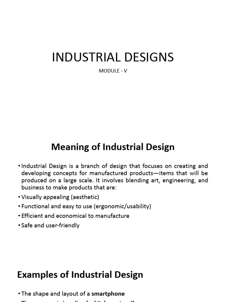 Understanding Industrial Design Concepts | PDF