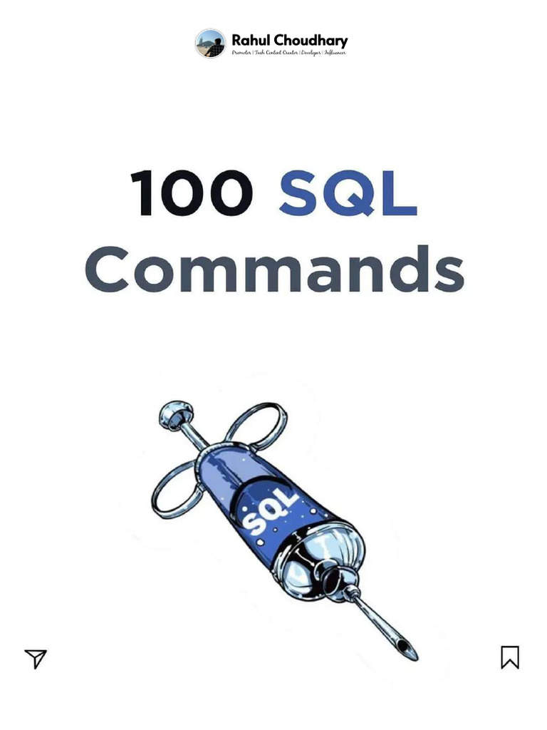SQL Commands | PDF