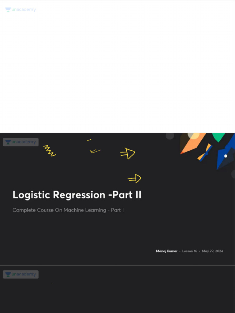 Logistic Regression Part II With Anno | PDF