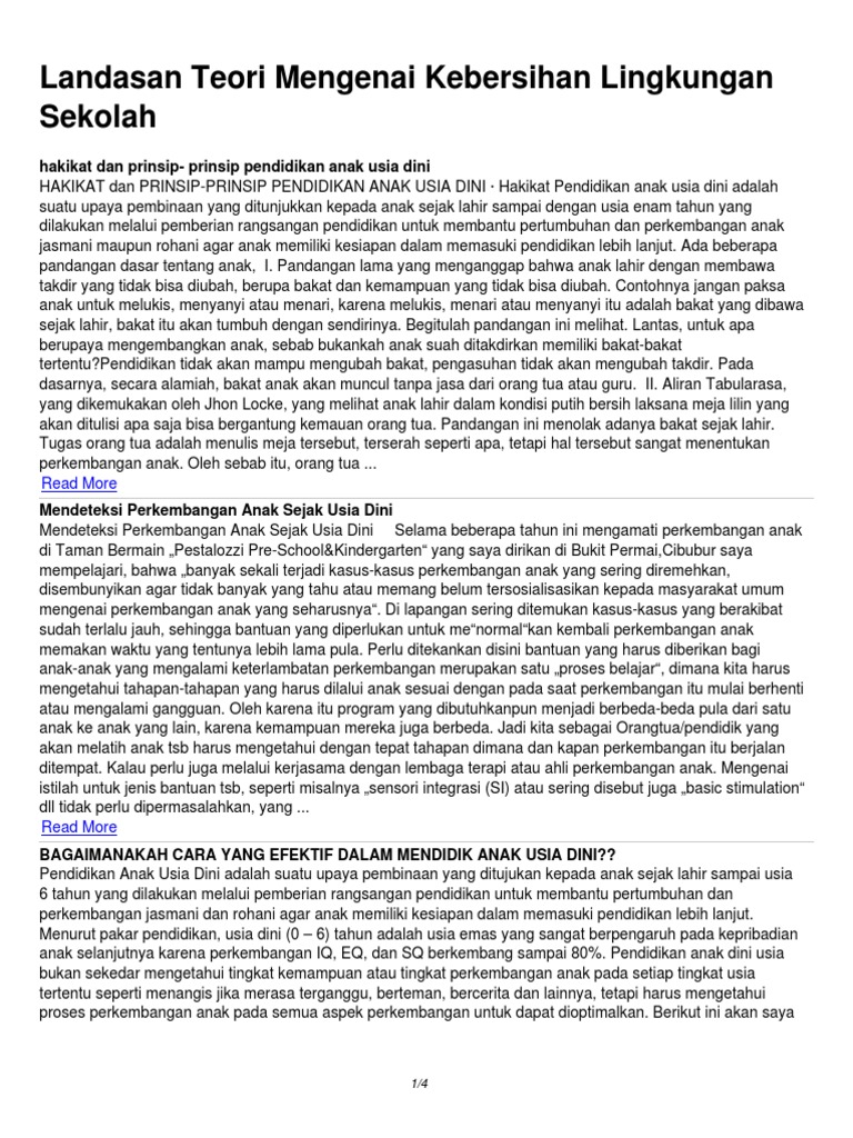 Contoh Karangan Deskripsi Tentang Lingkungan Sekolah Berbagai Contoh