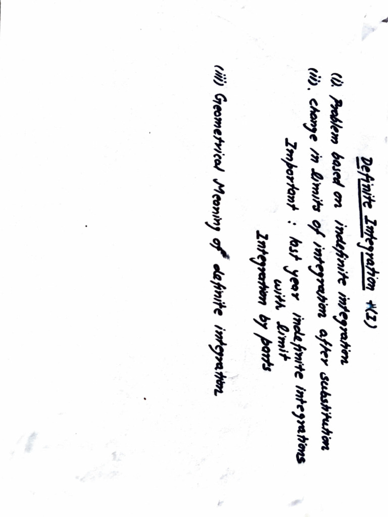 Definite Integration | PDF