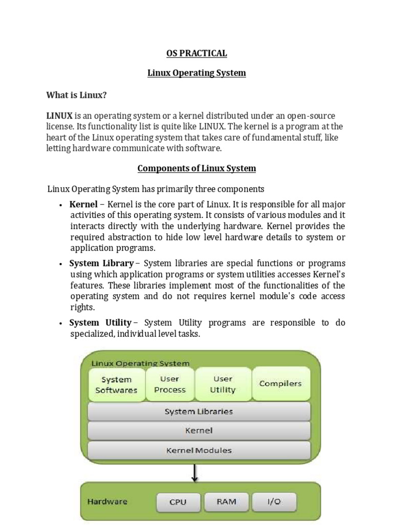 Linux OS Overview and Basic Commands | PDF | Directory (Computing ...