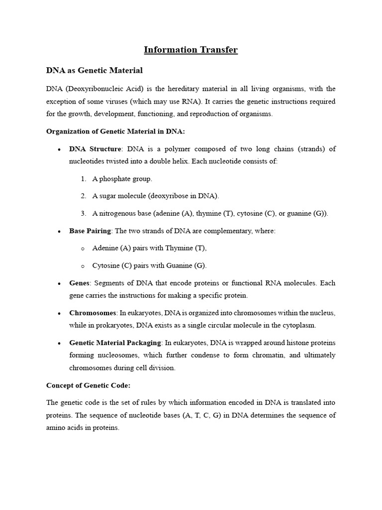 Understanding DNA and Genetic Code | PDF | Genetic Code | Dna