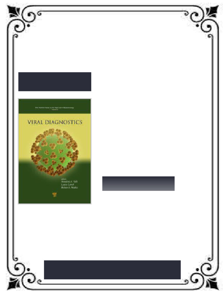 Viral Diagnostics Advances and Applications 1st Edition Robert S. Marks ...